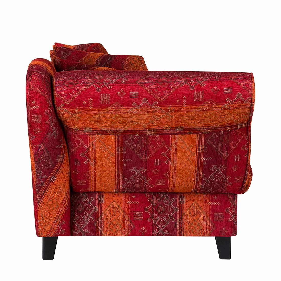 Maison Belfort Recamiere Adelaide (mit Schlaffunktion) - Webstoff Rot - Armlehne davorstehend links 4 Maison Belfort Recamiere Adelaide (mit Schlaffunktion) - Webstoff Rot - Armlehne davorstehend links – Bild 4