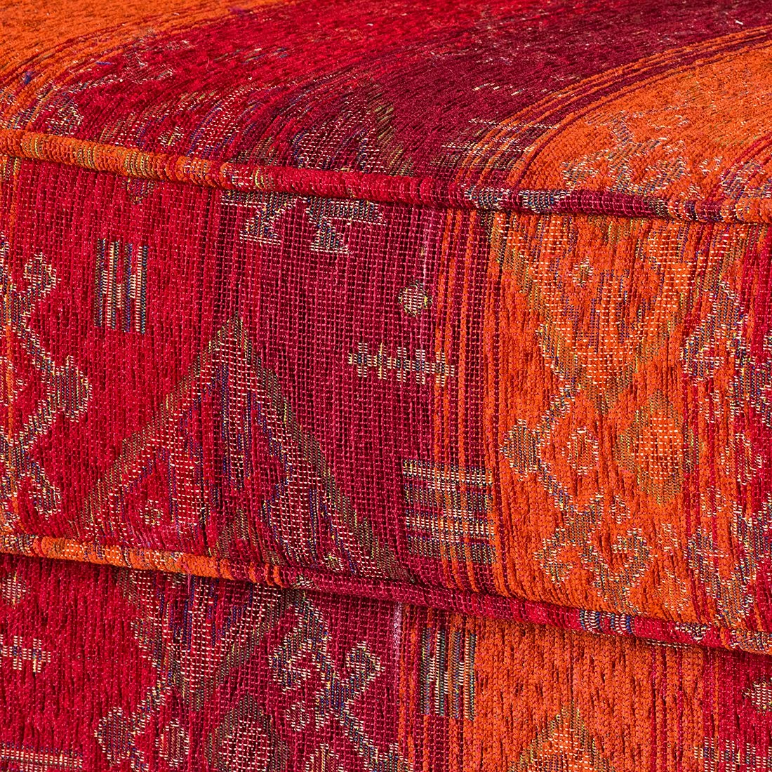 Maison Belfort Recamiere Adelaide (mit Schlaffunktion) - Webstoff Rot - Armlehne davorstehend links 13 Maison Belfort Recamiere Adelaide (mit Schlaffunktion) - Webstoff Rot - Armlehne davorstehend links – Bild 13