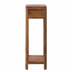 Ars Natura Beistelltisch Anamur I - Eiche - Höhe: 90 cm -WOHNZIMMERMÖBEL Verkäufe beistelltisch anamur i wildeiche massiv 90 4726380