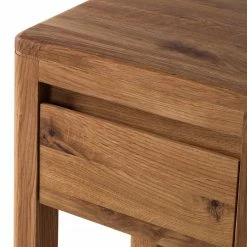 Ars Natura Beistelltisch Anamur I - Eiche - Höhe: 90 cm -WOHNZIMMERMÖBEL Verkäufe beistelltisch anamur i wildeiche massiv 90 4726396