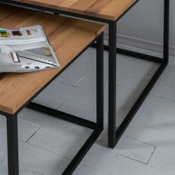 Ars manufacti Beistelltisch Candler (3-teilig) - Eiche massiv / Metall 19 Ars manufacti Beistelltisch Candler (3-teilig) - Eiche massiv / Metall -WOHNZIMMERMÖBEL Verkäufe beistelltisch candler 3 teilig eiche massiv metall eiche 4774896