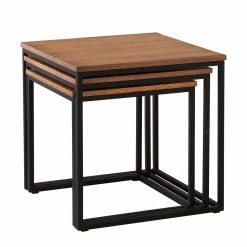 Ars manufacti Beistelltisch Candler (3-teilig) - Eiche massiv / Metall 16 Ars manufacti Beistelltisch Candler (3-teilig) - Eiche massiv / Metall -WOHNZIMMERMÖBEL Verkäufe beistelltisch candler 3 teilig eiche massiv metall eiche 5149008