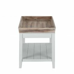 Maison Belfort Couchtisch Beach House N0.01 - Paulownia teilmassiv - Paulownia Antik / Weiß -WOHNZIMMERMÖBEL Verkäufe beistelltisch factory n0 01 industrial style 1397076