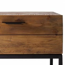 Ars manufacti Beistelltisch Grasby - Altholz Pinie / Metall - Pinie Dunkel / Schwarz -WOHNZIMMERMÖBEL Verkäufe beistelltisch grasby altholz pinie metall pinie dunkel schwarz 4884664