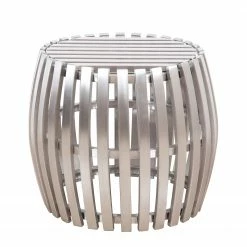 Jack & Alice Beistelltisch Liam II - Edelstahl -WOHNZIMMERMÖBEL Verkäufe beistelltisch liam edelstahl glas 3537345