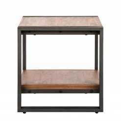 Ars manufacti Beistelltisch Manchester - Akazie massiv / Metall - Akazie / Anthrazit -WOHNZIMMERMÖBEL Verkäufe beistelltisch manchester akazie massiv metall 4873004