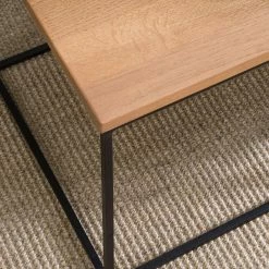 Ars manufacti Beistelltisch Mascotte - Eiche -WOHNZIMMERMÖBEL Verkäufe beistelltisch mascotte eiche massiv metall eiche 5127516