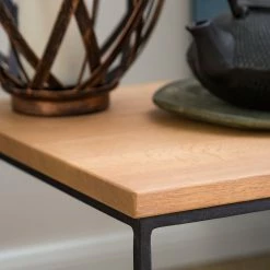 Ars manufacti Beistelltisch Mascotte - Eiche -WOHNZIMMERMÖBEL Verkäufe beistelltisch mascotte eiche massiv metall eiche 5127520