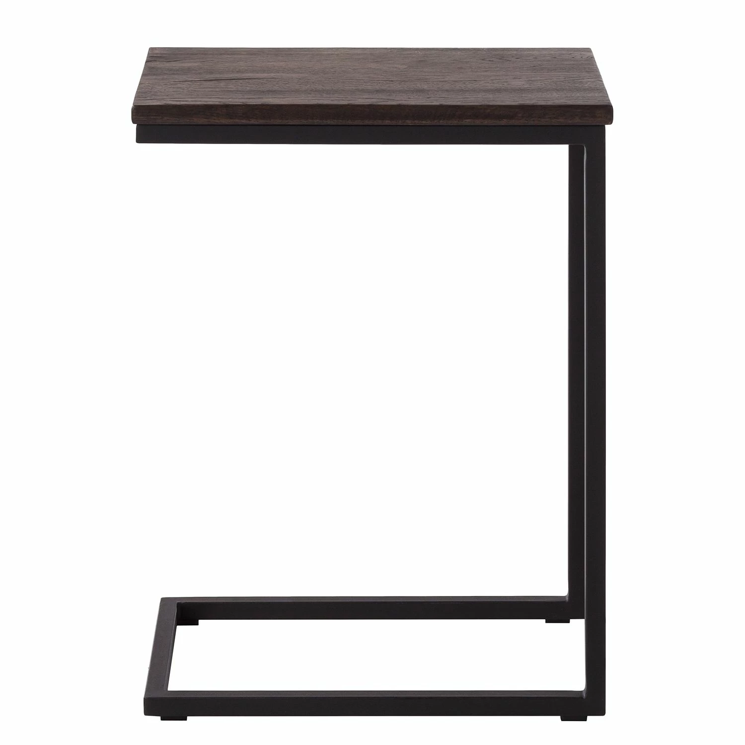 Eva Padberg Collection Beistelltisch Montverde II - Eiche massiv / Metall - Eiche Dunkel / Schwarz 6 Eva Padberg Collection Beistelltisch Montverde II - Eiche massiv / Metall - Eiche Dunkel / Schwarz – Bild 6