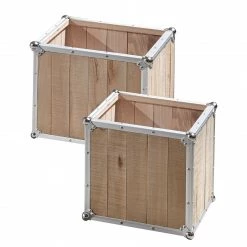 Ars manufacti Beistelltisch Palmori (2er-Set) - Kiefer massiv / Aluminium -WOHNZIMMERMÖBEL Verkäufe beistelltisch palmori 2er set kiefer massiv aluminium 4239156