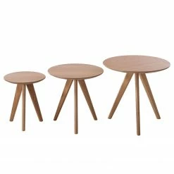 Mørteens Beistelltisch-Set Past Past II - (3-teilig) - Eiche teilmassiv -WOHNZIMMERMÖBEL Verkäufe beistelltisch set past past ii 3 teilig eiche teilmassiv 4759556