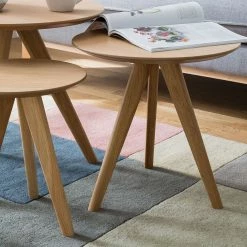 Mørteens Beistelltisch-Set Past Past II - (3-teilig) - Eiche teilmassiv -WOHNZIMMERMÖBEL Verkäufe beistelltisch set past past ii 3 teilig eiche teilmassiv 4872596
