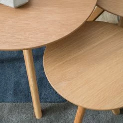 Mørteens Beistelltisch-Set Past Past II - (3-teilig) - Eiche teilmassiv -WOHNZIMMERMÖBEL Verkäufe beistelltisch set past past ii 3 teilig eiche teilmassiv 4872604