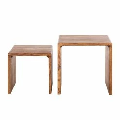 Ars Natura Beistelltisch-Set Trangle (2-teilig) - Sheesham Massiv -WOHNZIMMERMÖBEL Verkäufe beistelltisch set trangle 2 teilig sheesham massiv 2841658
