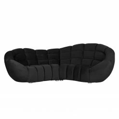 Jack & Alice Bigsofa Blair - Microfaser Schwarz