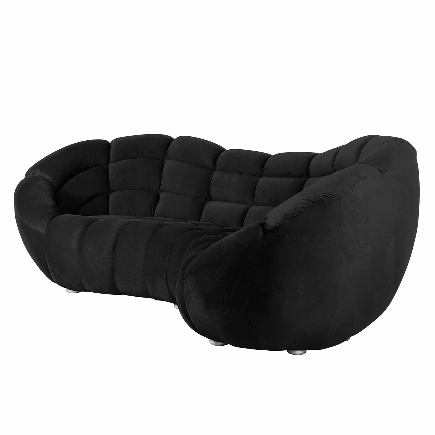 Jack & Alice Bigsofa Blair - Microfaser Schwarz 5 Jack & Alice Bigsofa Blair - Microfaser Schwarz – Bild 5