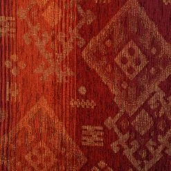 Maison Belfort Bigsofa Mosambik - Kunstleder / Webstoff - Dunkelbraun / Rot - Dunkelbraun / Rot -WOHNZIMMERMÖBEL Verkäufe bigsofa christian kunstleder schwarz webstoff rot 354609