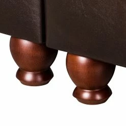 Maison Belfort Bigsofa Mosambik - Kunstleder / Webstoff - Dunkelbraun / Rot - Dunkelbraun / Rot -WOHNZIMMERMÖBEL Verkäufe bigsofa christian kunstleder schwarz webstoff rot 354616