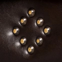 Maison Belfort Bigsofa Mosambik - Kunstleder / Webstoff - Dunkelbraun / Rot - Dunkelbraun / Rot -WOHNZIMMERMÖBEL Verkäufe bigsofa christian kunstleder schwarz webstoff rot 354622