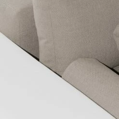 Roomscape Bigsofa Cubba (mit Schlaffunktion) - Kunstleder / Strukturstoff - Weiß / Cappuccino -WOHNZIMMERMÖBEL Verkäufe bigsofa cubba mit schlaffunktion kunstleder strukturstoff weiss cappuccino 4069552