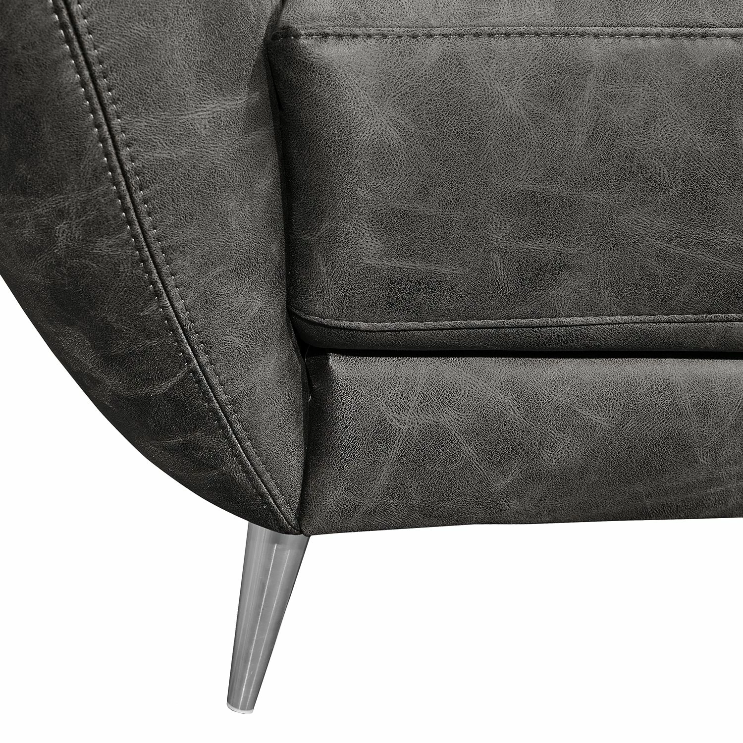 Ars manufacti Sofa Larrau (3-Sitzer) - Antiklederlook 5 Ars manufacti Sofa Larrau (3-Sitzer) - Antiklederlook – Bild 5