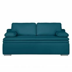 Fredriks Boxspring-Schlafsofa Goodlow - Webstoff Polia: Jeansblau - Mit Schlaffunktion -WOHNZIMMERMÖBEL Verkäufe boxspring schlafsofa goodlow strukturstoff petrol 4281256