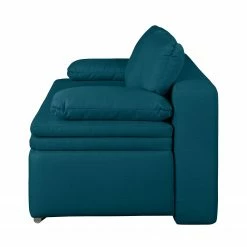 Fredriks Boxspring-Schlafsofa Goodlow - Webstoff Polia: Jeansblau - Mit Schlaffunktion -WOHNZIMMERMÖBEL Verkäufe boxspring schlafsofa goodlow strukturstoff petrol 4281280