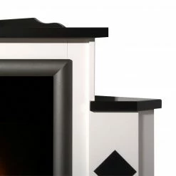 Montreux Elektro-Eckkamin Calabria - Brilliantweiß / Schwarz -WOHNZIMMERMÖBEL Verkäufe calabria elektro eckkamin brilliantweiss schwarz 2249474