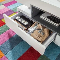 Fredriks Couchtisch Anna - Hochglanz Weiß / Dunkelgrau -WOHNZIMMERMÖBEL Verkäufe couchtisch anna hochglanz weiss dunkelgrau 4060444