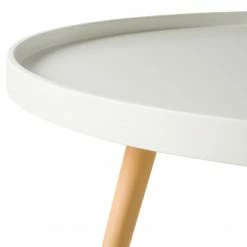 Mørteens Couchtisch Flicka I - Matt Weiß -WOHNZIMMERMÖBEL Verkäufe couchtisch flicka i buche teilmassiv matt weiss 5127304