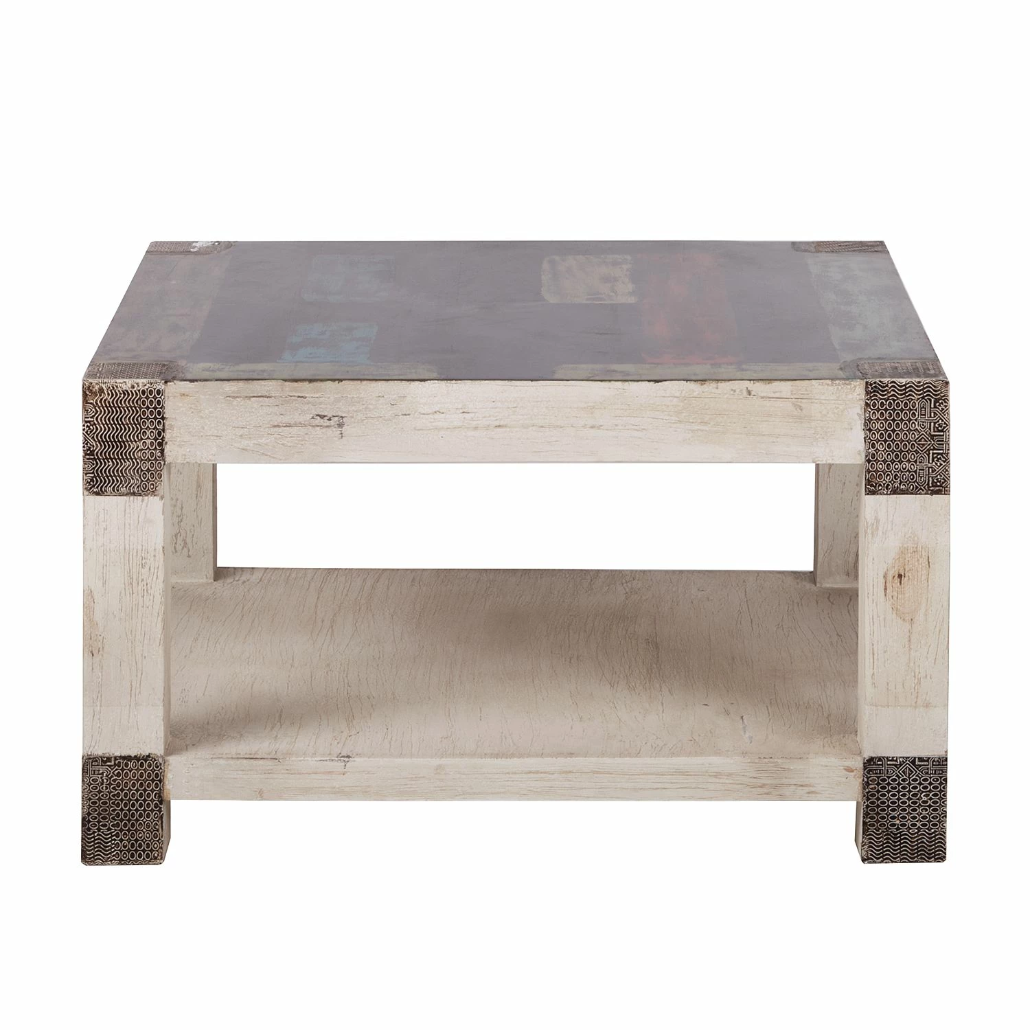 Wolf-Möbel Couchtisch Goa White - Akazie / Mango teilmassiv 4 Wolf-Möbel Couchtisch Goa White - Akazie / Mango teilmassiv – Bild 4