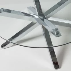 Loftscape Couchtisch Lagarde - Glas / Stahl - Silber - Durchmesser: 82 cm 17 Loftscape Couchtisch Lagarde - Glas / Stahl - Silber - Durchmesser: 82 cm -WOHNZIMMERMÖBEL Verkäufe couchtisch lagarde silber 4344360