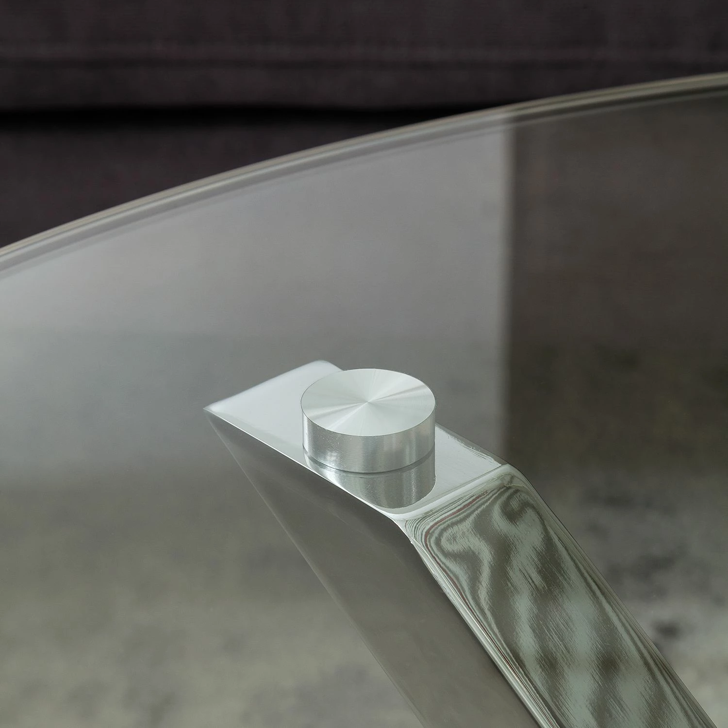 Loftscape Couchtisch Lagarde - Glas / Stahl - Silber - Durchmesser: 82 cm 8 Loftscape Couchtisch Lagarde - Glas / Stahl - Silber - Durchmesser: 82 cm – Bild 8