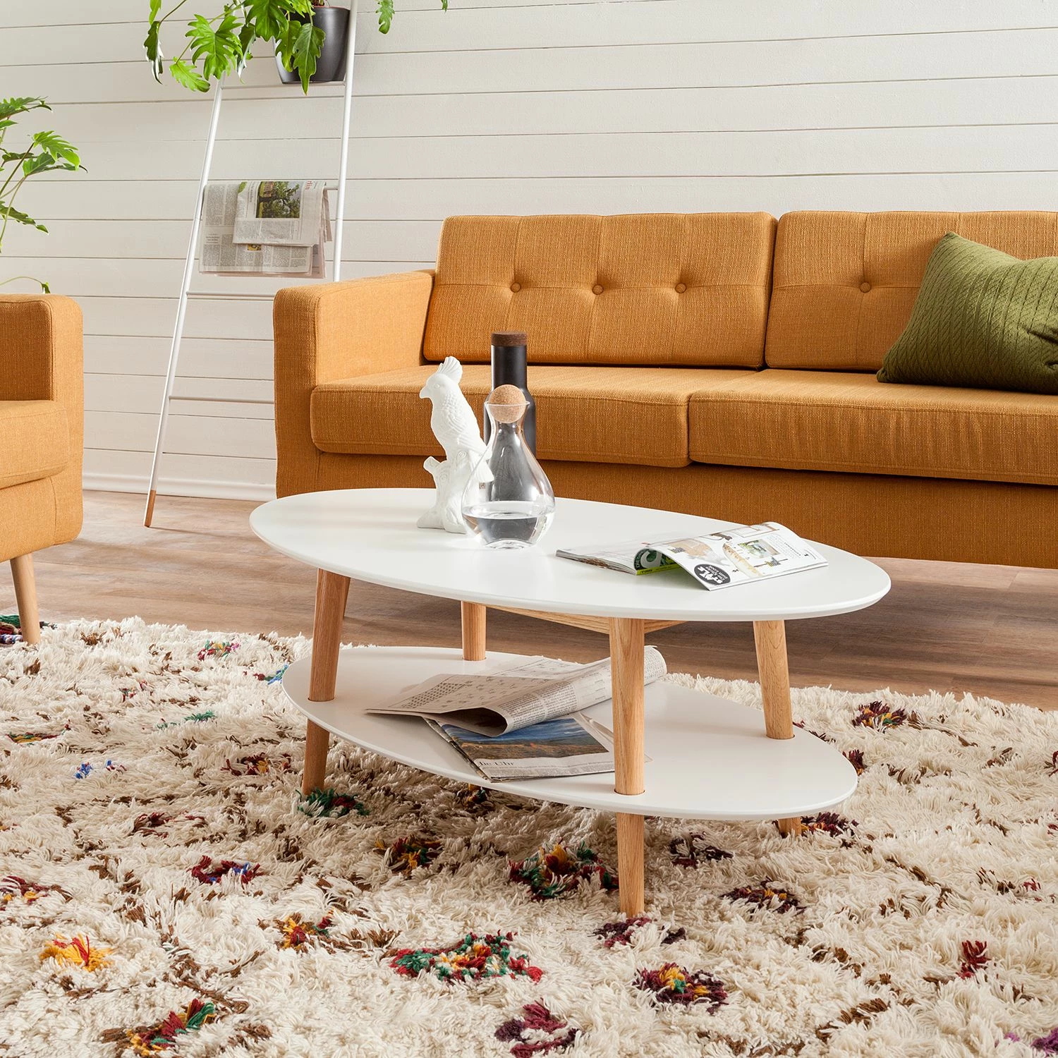 Mørteens Couchtisch Lindholm - Weiß 2 Mørteens Couchtisch Lindholm - Weiß – Bild 2