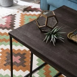 Ars manufacti Couchtisch Minneola (2-teilig) - Eiche massiv / Metall - Eiche Dunkel -WOHNZIMMERMÖBEL Verkäufe couchtisch minneola 2 teilig eiche massiv metall eiche dunkel 4774764