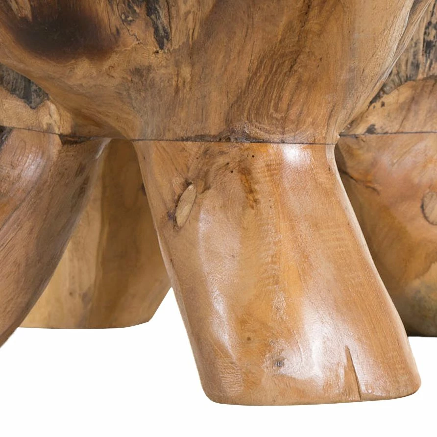 Red Living Couchtisch Nootka - Massivaltholz Teak 6 Red Living Couchtisch Nootka - Massivaltholz Teak – Bild 6