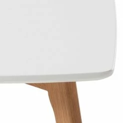 Mørteens Couchtisch Obory - Eiche teilmassiv - Weiß / Eiche -WOHNZIMMERMÖBEL Verkäufe couchtisch obory eiche teilmassiv weiss eiche 4759984