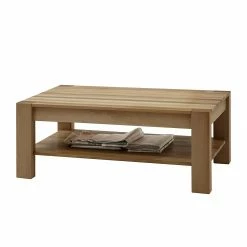 Naturoo Couchtisch Pia II - Wildeiche massiv - geölt