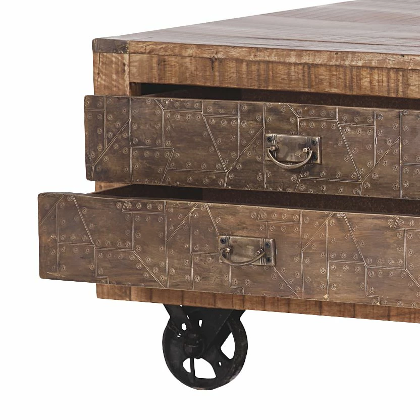 Ars manufacti Couchtisch Pintage - Mango massiv - gebeizt & lackiert 4 Ars manufacti Couchtisch Pintage - Mango massiv - gebeizt & lackiert – Bild 4