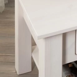 Maison Belfort Beistelltisch Valmer I - Weiß -WOHNZIMMERMÖBEL Verkäufe couchtisch valmer i kiefer massiv weiss 517726