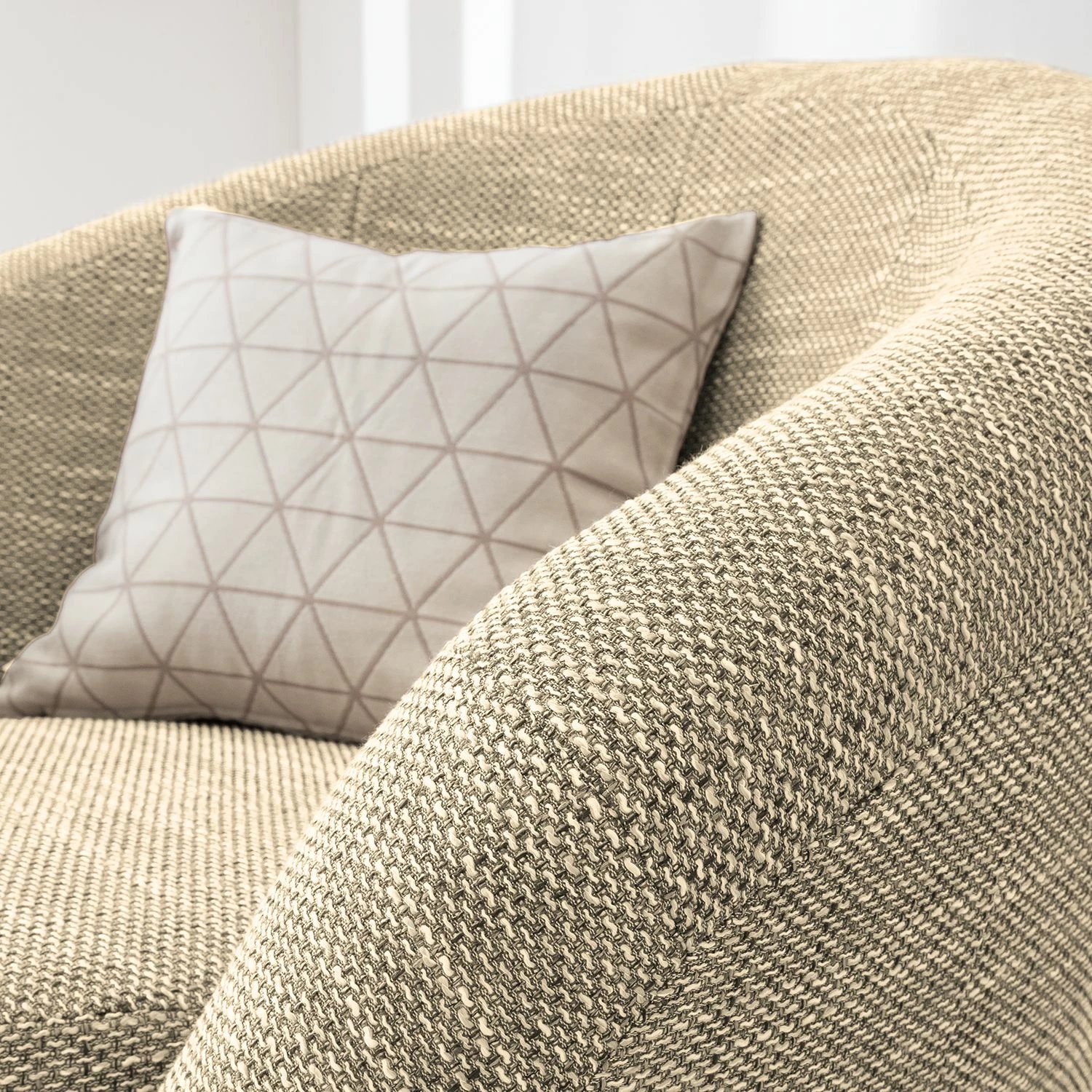 Fredriks Drehsessel Marvin Strukturstoff - Creme 7 Fredriks Drehsessel Marvin Strukturstoff - Creme – Bild 7