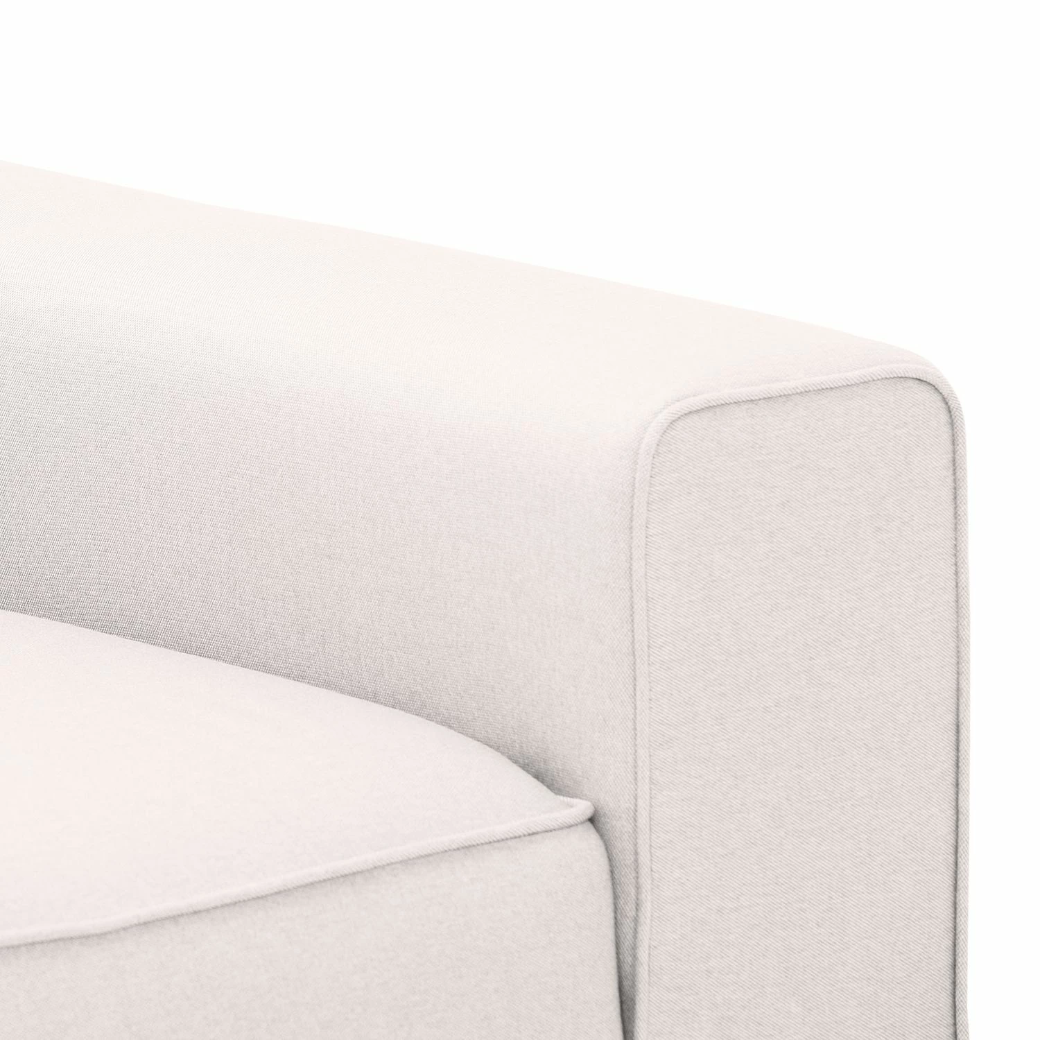 Studio Copenhagen Ecksofa Ampio II Webstoff - Stoff Floreana: Beige - Longchair davorstehend links - Schwarz 6 Studio Copenhagen Ecksofa Ampio II Webstoff - Stoff Floreana: Beige - Longchair davorstehend links - Schwarz – Bild 6