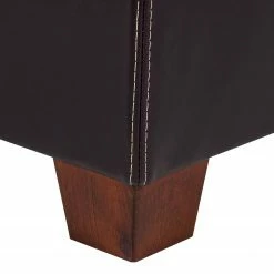 Maison Belfort Ecksofa Ballina Echtleder - Dunkelbraun - Longchair davorstehend rechts -WOHNZIMMERMÖBEL Verkäufe ecksofa ballina echtleder longchair ottomane davorstehend rechts dunkelbraun 2490386