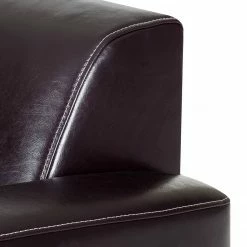 Maison Belfort Ecksofa Ballina Echtleder - Dunkelbraun - Longchair davorstehend rechts -WOHNZIMMERMÖBEL Verkäufe ecksofa ballina echtleder longchair ottomane davorstehend rechts dunkelbraun 2490418