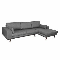 Mørteens Ecksofa Billund - Grau - Longchair davorstehend rechts