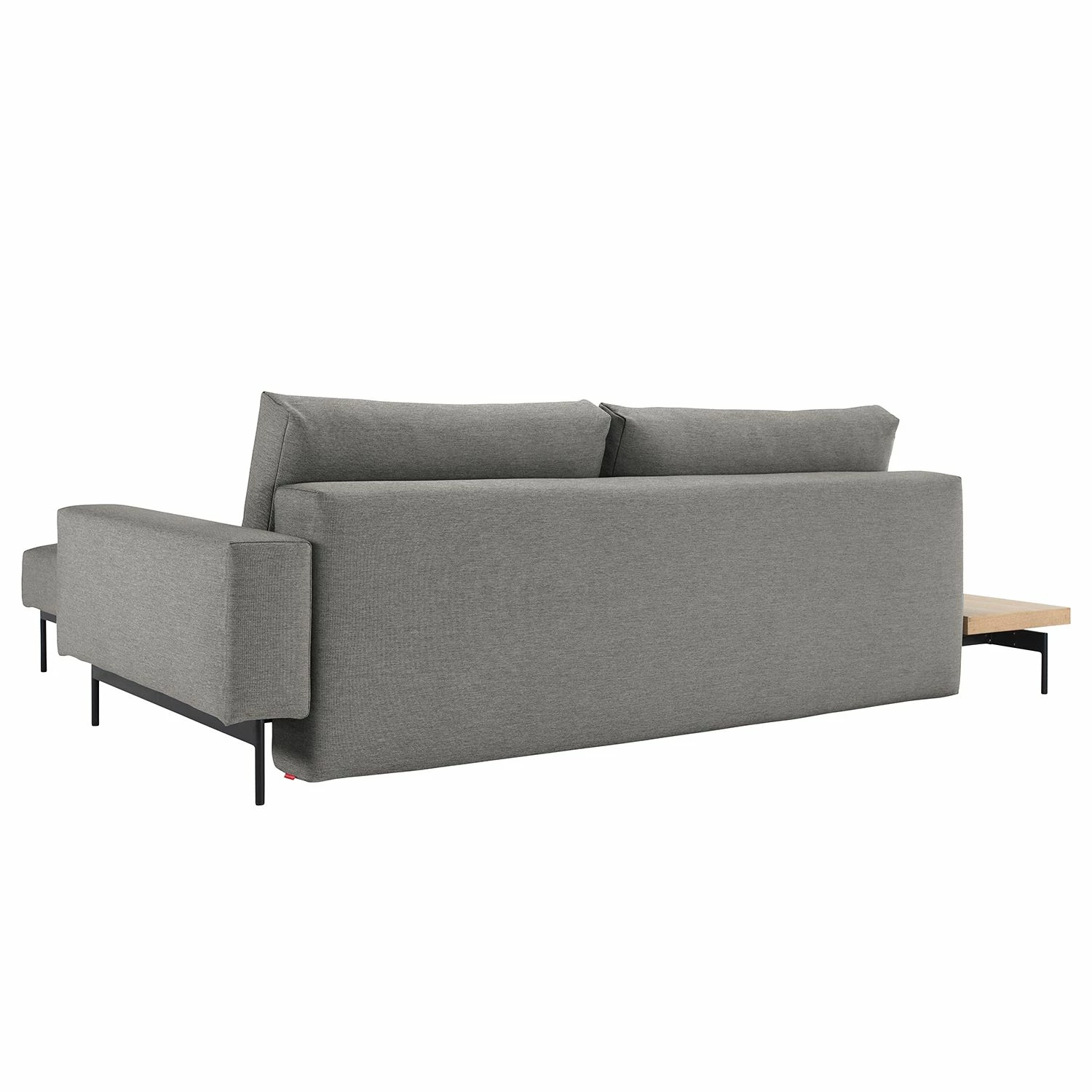 Innovation Möbel Ecksofa Bragi mit Tisch Webstoff - (mit Schlaffunktion) - Stoff Flashtex: Light Grey 5 Innovation Möbel Ecksofa Bragi mit Tisch Webstoff - (mit Schlaffunktion) - Stoff Flashtex: Light Grey – Bild 5