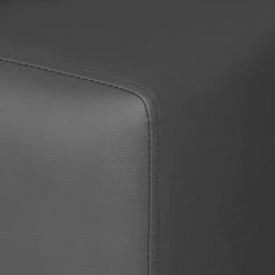 Roomscape Ecksofa Tosya - Kunstleder Anthrazith/Strukturstoff Grau - Ottomane davorstehend links -WOHNZIMMERMÖBEL Verkäufe ecksofa brandon kunstleder anthrazit ottomane davorstehend links 395079