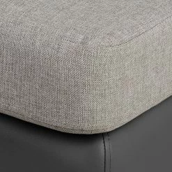 Roomscape Ecksofa Tosya - Kunstleder Anthrazit/Strukturstoff Grau - Ottomane davorstehend rechts -WOHNZIMMERMÖBEL Verkäufe ecksofa brandon kunstleder anthrazit ottomane davorstehend rechts 395065