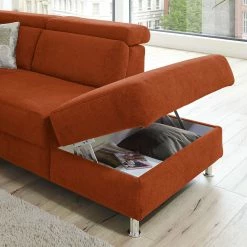 Fredriks Ecksofa Calang Webstoff - Honigbraun - Ottomane davorstehend rechts - Bettkasten - Schlaffunktion -WOHNZIMMERMÖBEL Verkäufe ecksofa calang webstoff ottomane davorstehend rechts mit schlaffunktion honigbraun 4359540