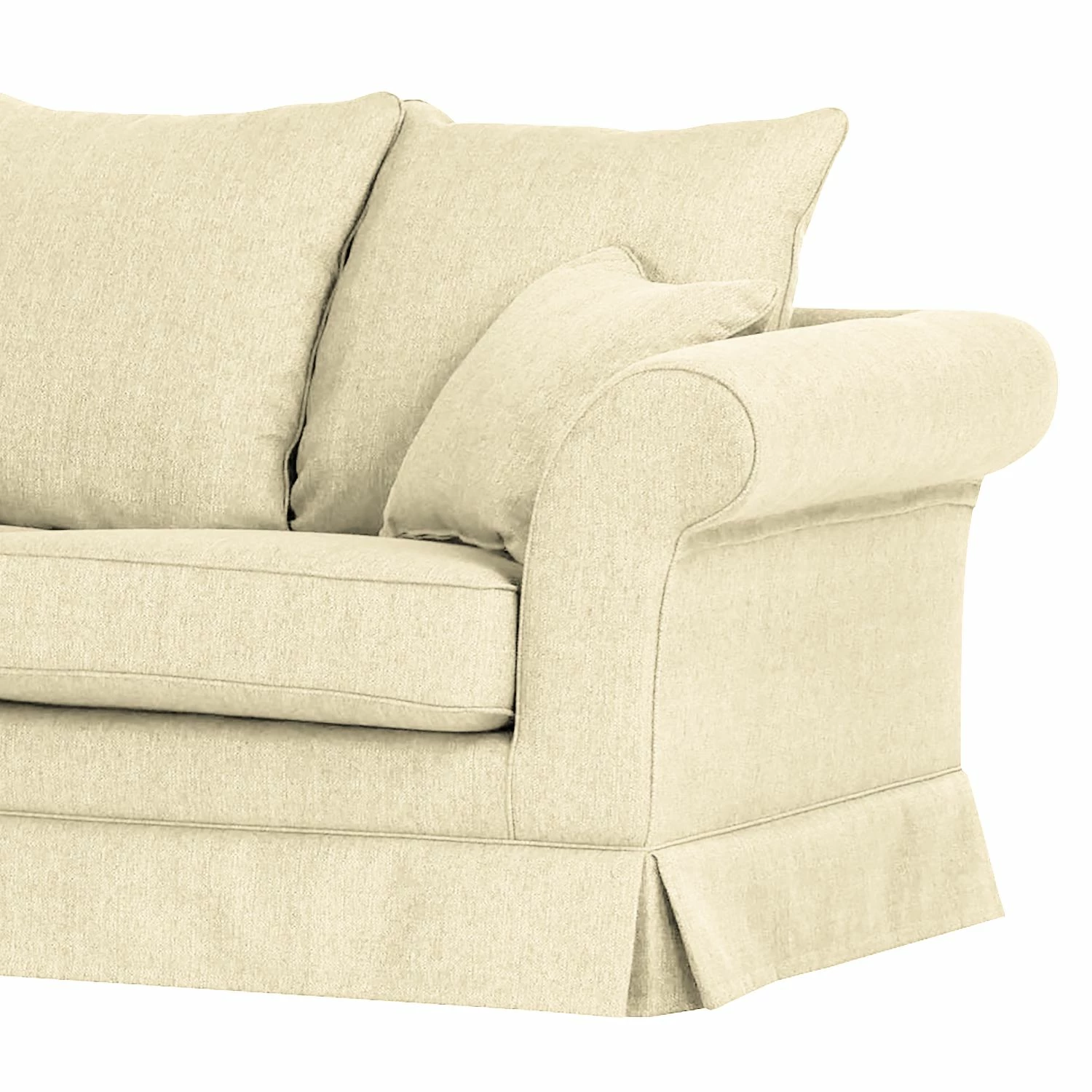 Maison Belfort Ecksofa Campagne I Webstoff - Ecru - Longchair davorstehend links 3 Maison Belfort Ecksofa Campagne I Webstoff - Ecru - Longchair davorstehend links – Bild 3